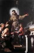 STROZZI, Bernardo The Miracle of St Diego of Alcantara er oil painting on canvas